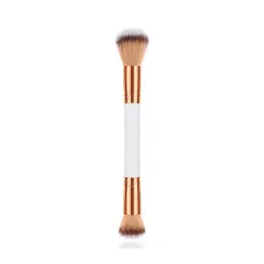 Double head makeup brush - White - View 1