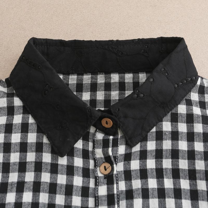 Korean Style Loose Cover Meat Lapel Casual Plaid Suit Two-Piece Spring And Autumn