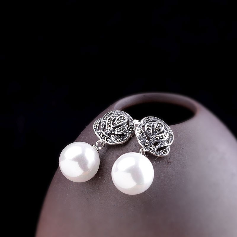 Fashion Strikes Women's Marseille Stone Bead Earrings