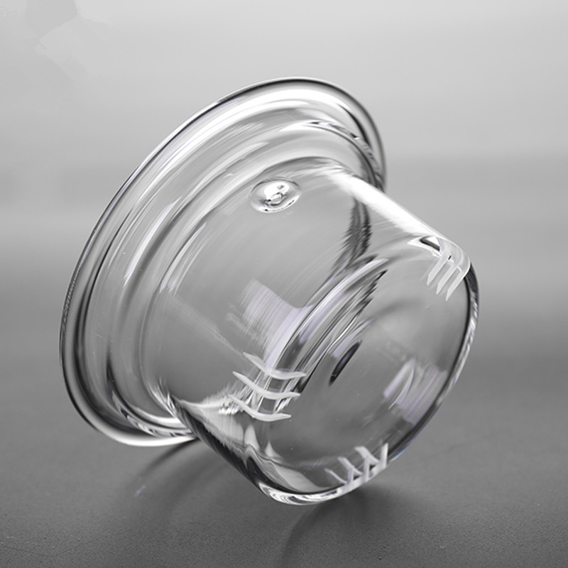 Handmade Hammered Heat-Resistant Glass Side Handle For Making Teapot