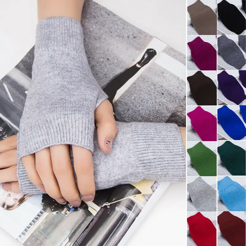 Wool Fingerless Knitting Thread Short Student Writing and Office