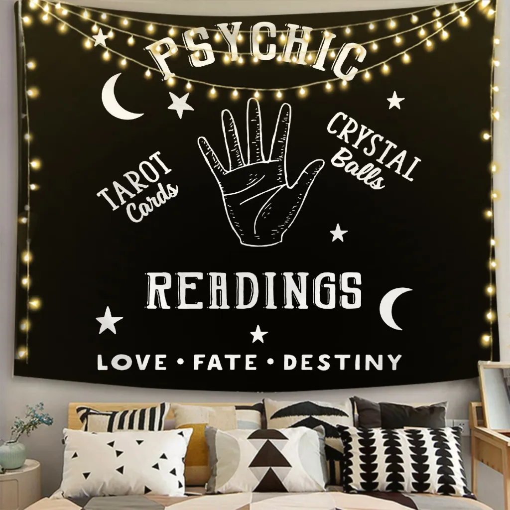 Tapestry Black And White Series Printed Home Hanging Cloth - Ls Hbb 13