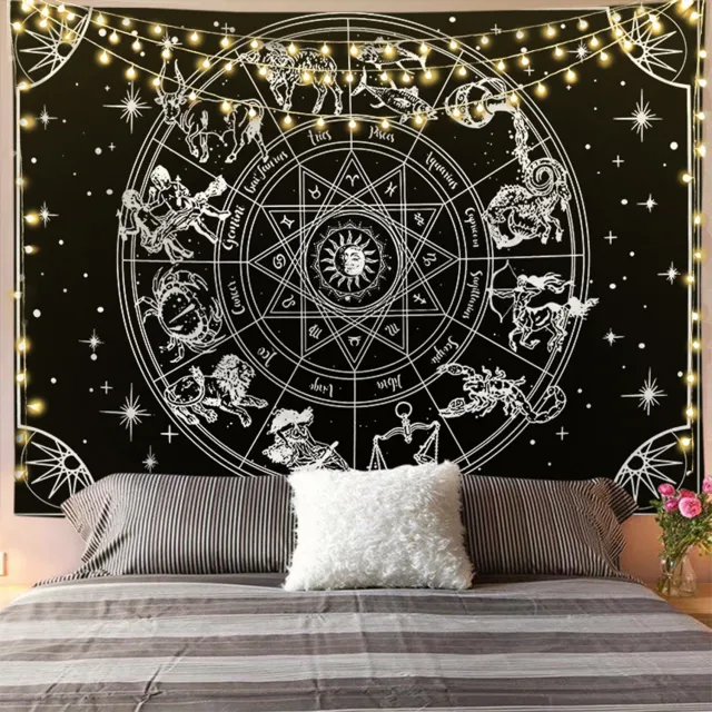 Tapestry Black And White Series Printed Home Hanging Cloth Ls Hbb 10 - Shop at LoveMi