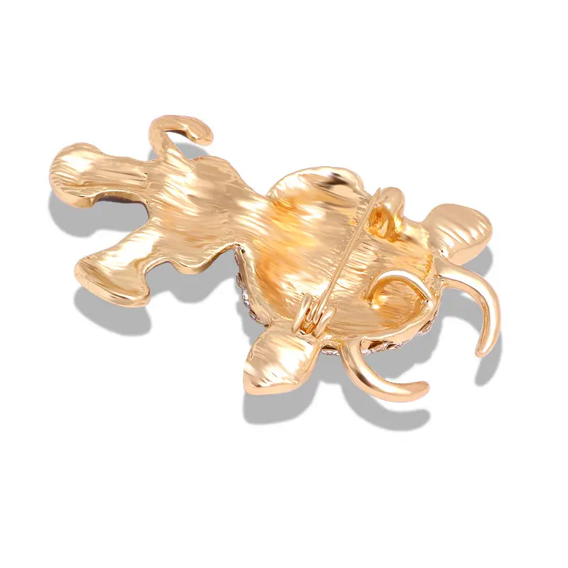 Mavericks Oil-studded Rhinestone Corsage Brooch