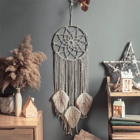 Tapestry Cotton Thread Hand-Woven Hanging Decoration Wall
