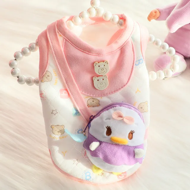 Autumn and Winter Cat Cute Backpack Cotton Vest Pink - Shop at LoveMi