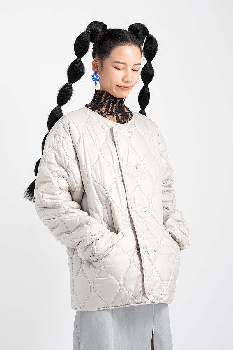 Japanese Trendy Street Design Sense Small Padded Jacket