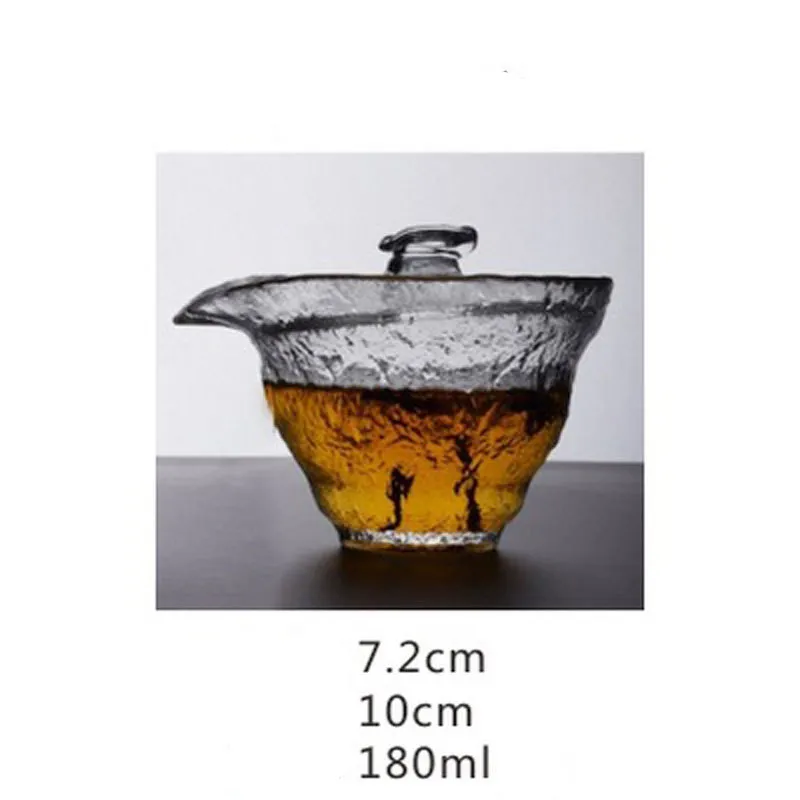 Japanese Style Sansai Bowl Heat-resistant Glass Tea Set