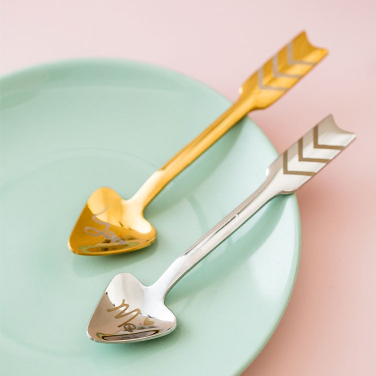 Creative Cupid's Arrow Coffee Flower Tea Spoon