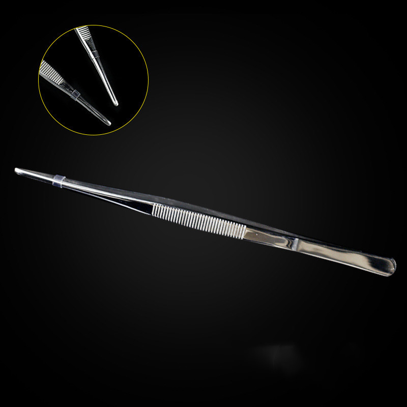 Stainless Steel Tweezers Set The Plate Chef Clamps Cocktail Decoration Food Food Divider