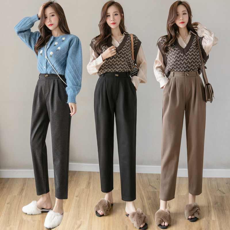 Casual Versatile Nine-point Harem Pants