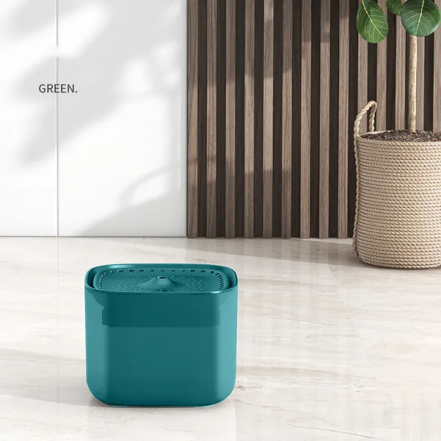 Filter Removable And Washable Cat And Dog Waterer Green - Shop at LoveMi