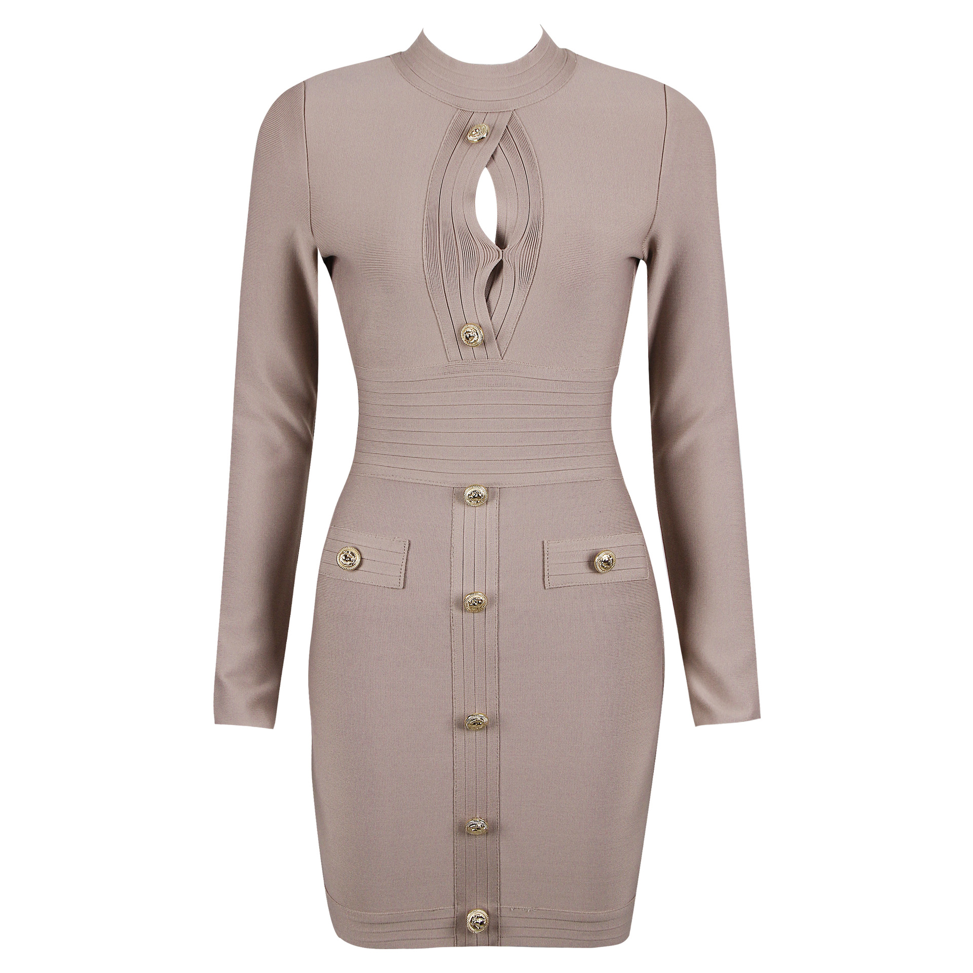 Women's Chest Scheming Hip Short Skirt Apricot - Shop at LoveMi