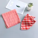 Pink And White Plaid