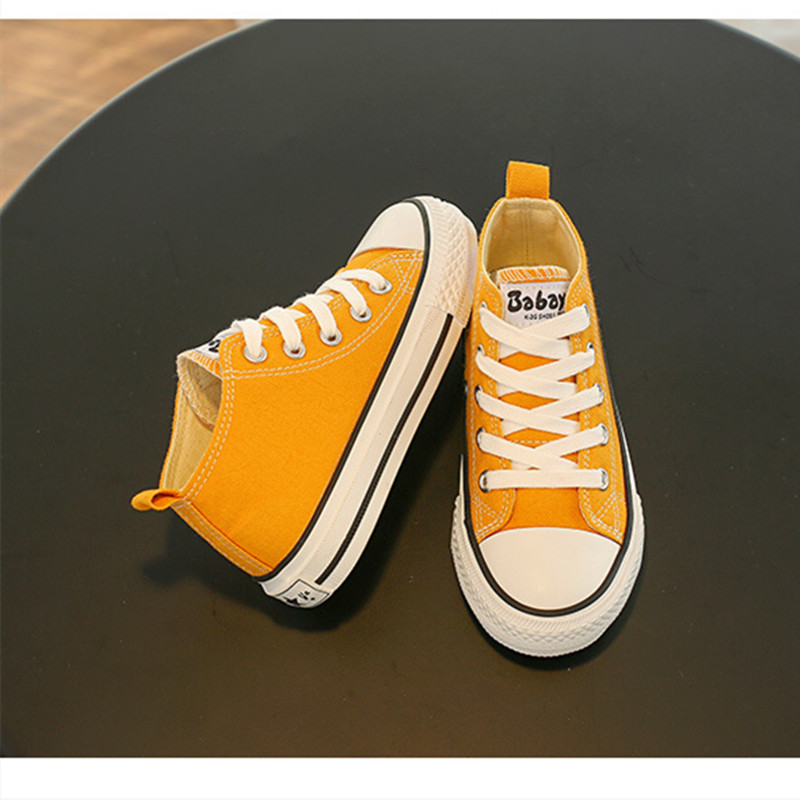 Children's Canvas Shoes Boys' Cloth Casual Mid-cut Autumn New Style