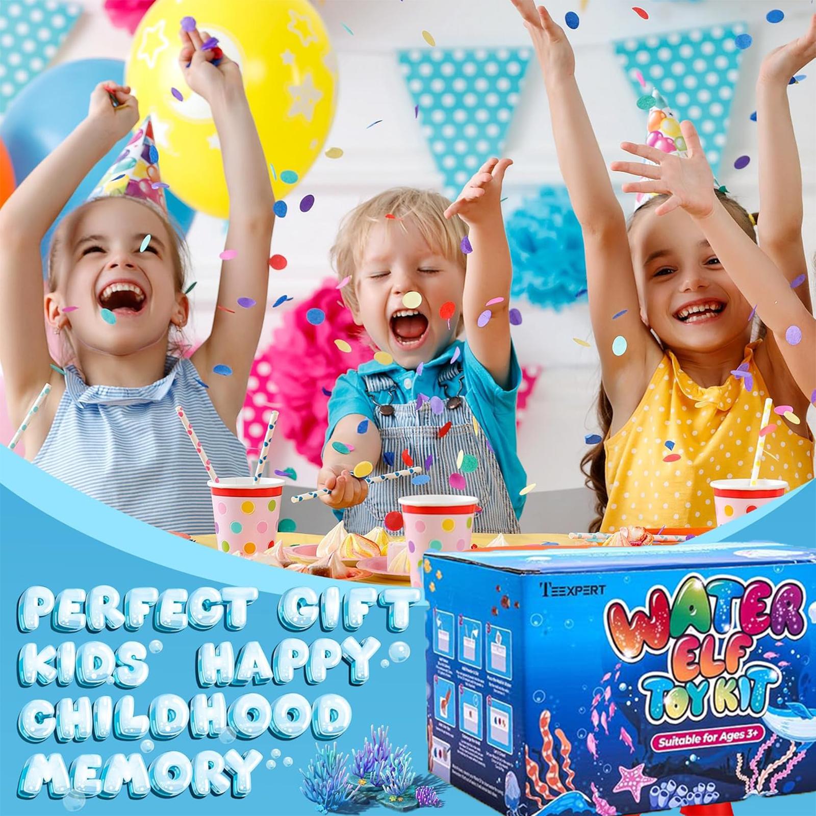 20 Amazing Gel Toys With 5 Molds - DIY Craft Kit For Soft Rubber Pets  - Birthday Party Gift For Children.