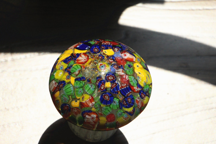 Wanhua Small Mushroom Handmade Decorative Glass Ornament