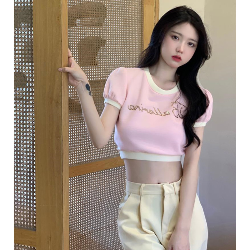 Strawberry Sweet Plaid Series Bowknot Halter Sling