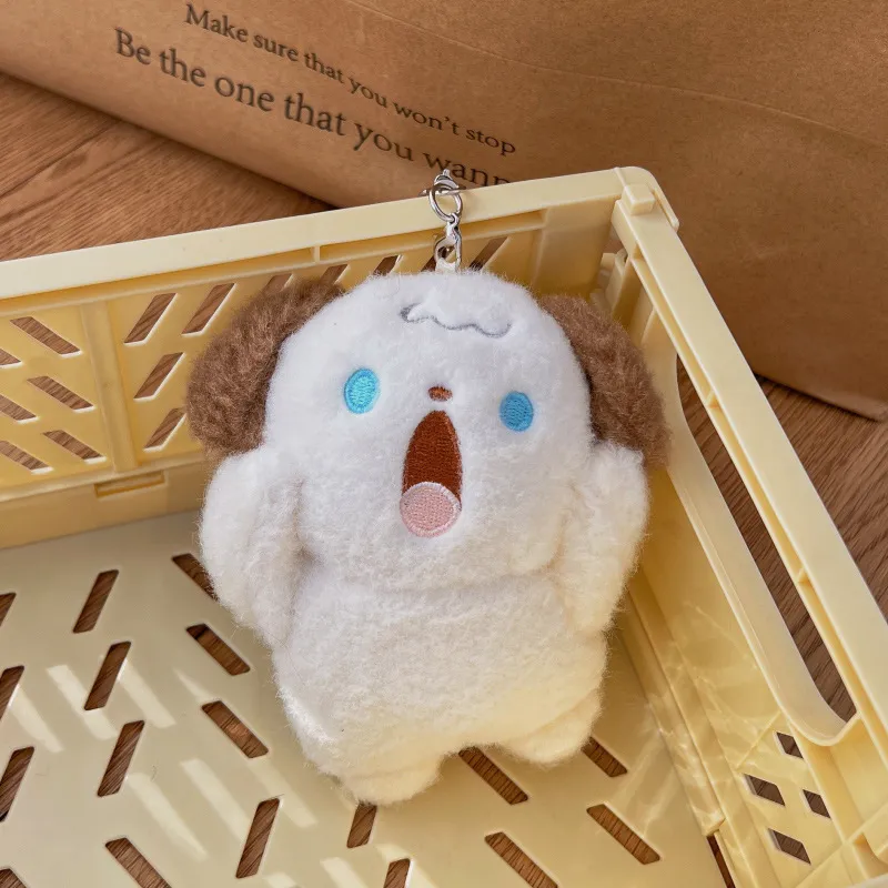 Screaming Puppy Doll Schoolbag Charm Keychain Female - Shout Puppy