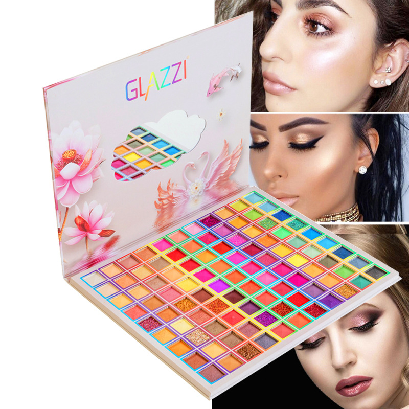 99 Color Eyeshadow Pearlescent Matte Powder Sequins Non-flying Powder