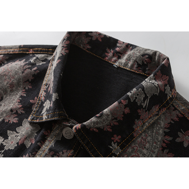 Title 6, Gradient Cashew Flower Casual Jacket Men