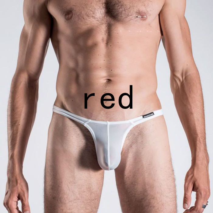 Ice Silk Men's Invisible Transparent Thong