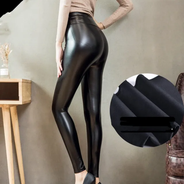 High Waist And Tight Pants In Autumn Winter Bright Without Plush L - Shop at LoveMi