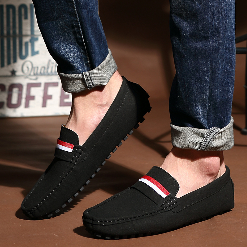 Men's Genuine Leather Casual Simple Slip-on Shoes