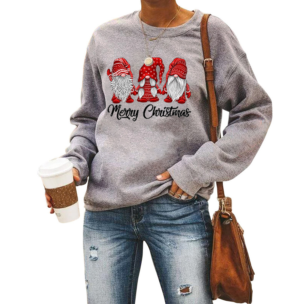 Title 3, Santa Head Round Neck Long Sleeved Sweater