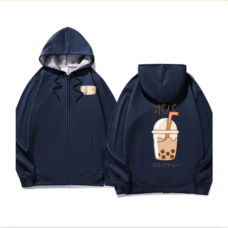 Winter Super Soft Fleece Zip Hooded Fleece Jacket Sweatshirt