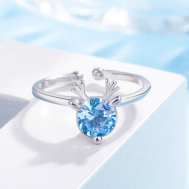 New Christmas Deer Ring Creative Design