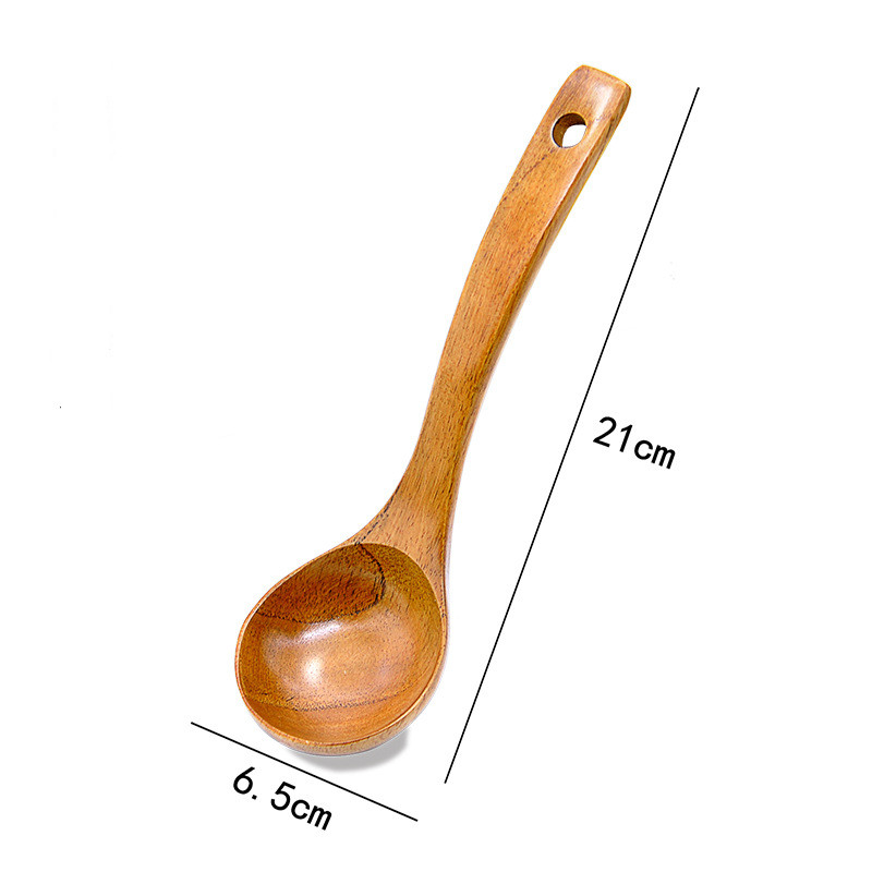 Lengthen the curved spoon