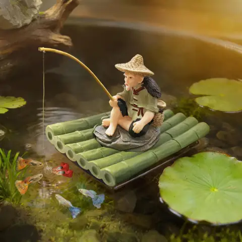 2-in-1 Floating Aquarium Decor
