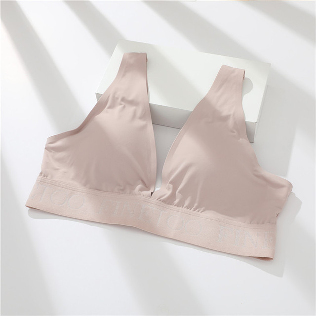 Title 6, Soutien-gorge femme col en V, top court oversiz...