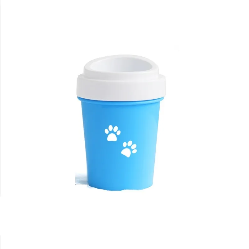 Pet Dog Foot Care Cleaning Products Silicone - Blue