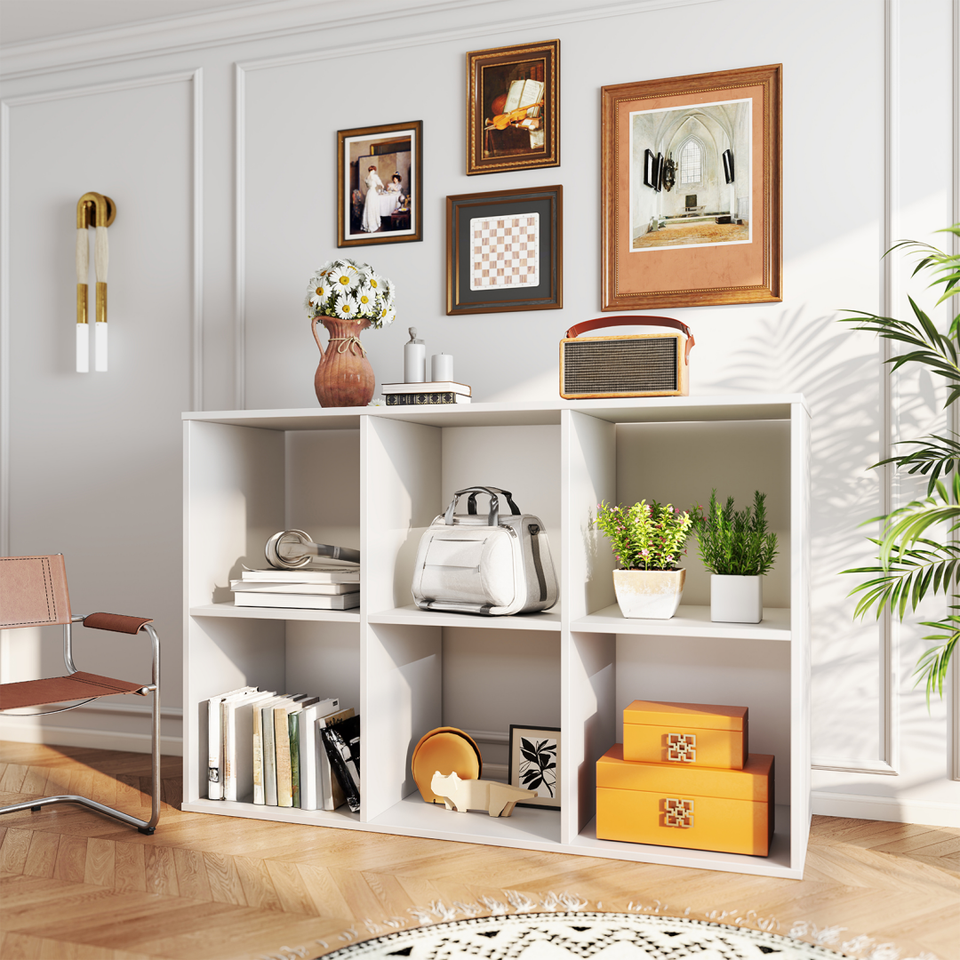 Cube Storage Organizer - Open Cube Bookshelf With Removable Back Panels, Display Storage Bookcase For Living Room, Bedroom, Entrance Hall image 66