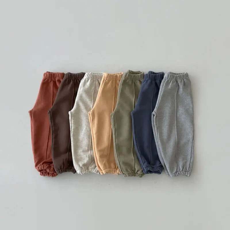 Korean Version of the Children's Simple Solid Color Casual