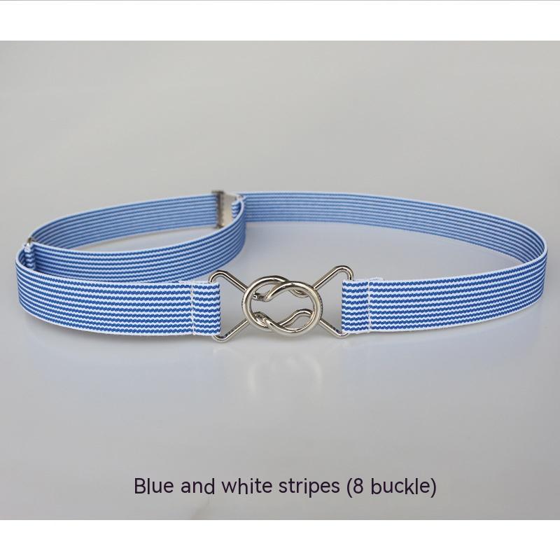 Blue And White 8word Buckle