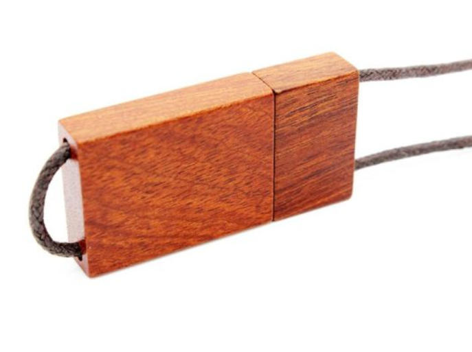 Lanyard Wooden USB Flash Drive Creative Wooden Gift USB Flash Drive — foto 3