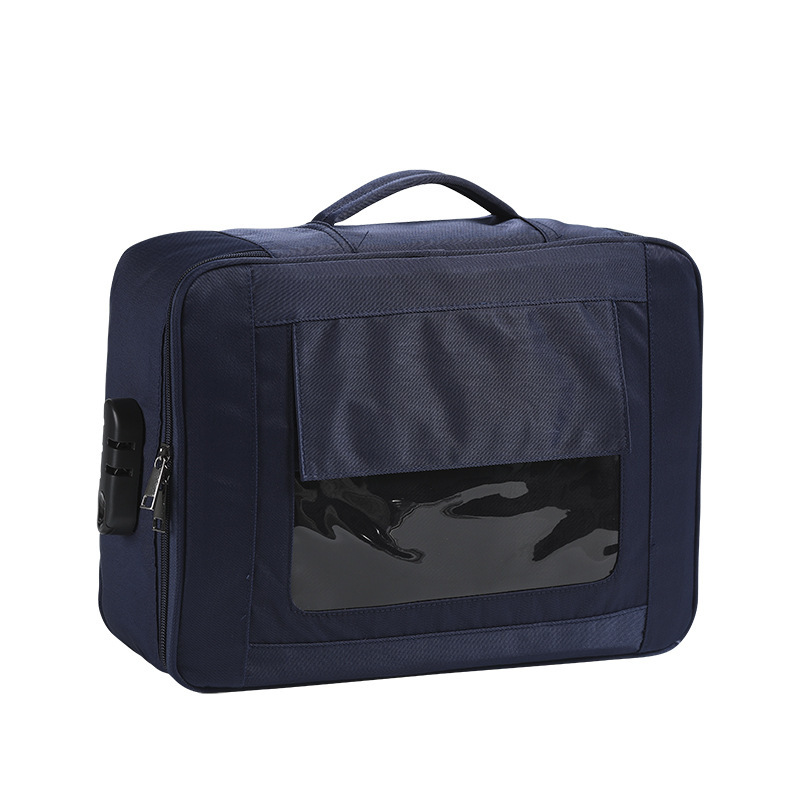 Thickened Document Storage Bag Multi-layer Large-capacity Multi-function Card Bag - Image 1