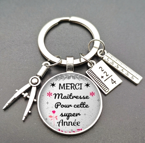 New Accessories Time Gem Pendant Keychain