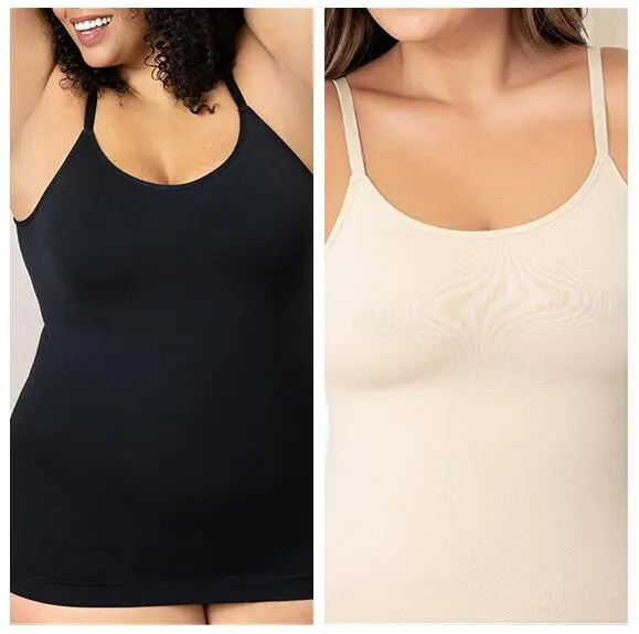 Popular Long Camisole Body Sculpting Belly Seamless Bodysuit Set - Shop at LoveMi