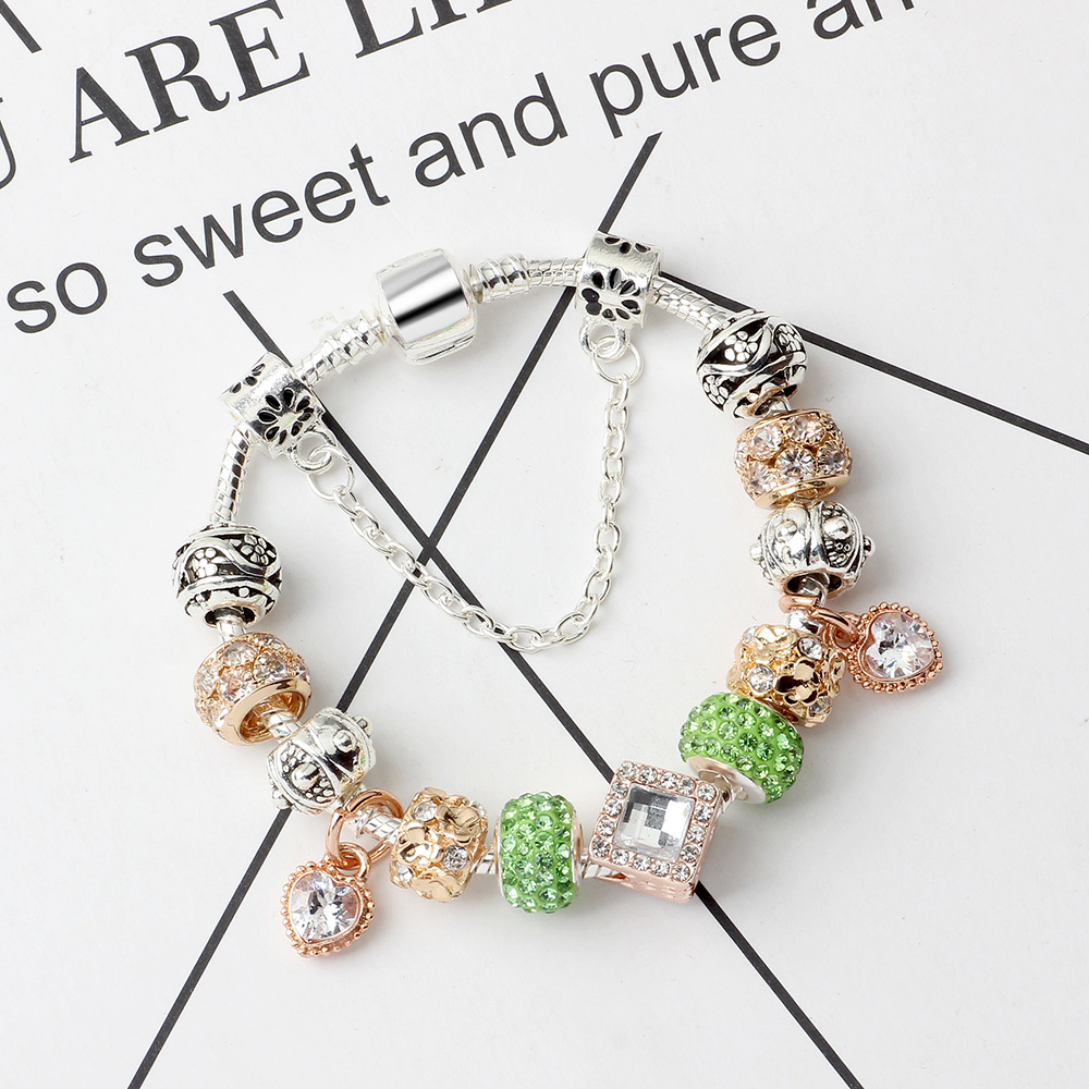 Title 4, Diamond Beaded Bright Love DIY Bracelet