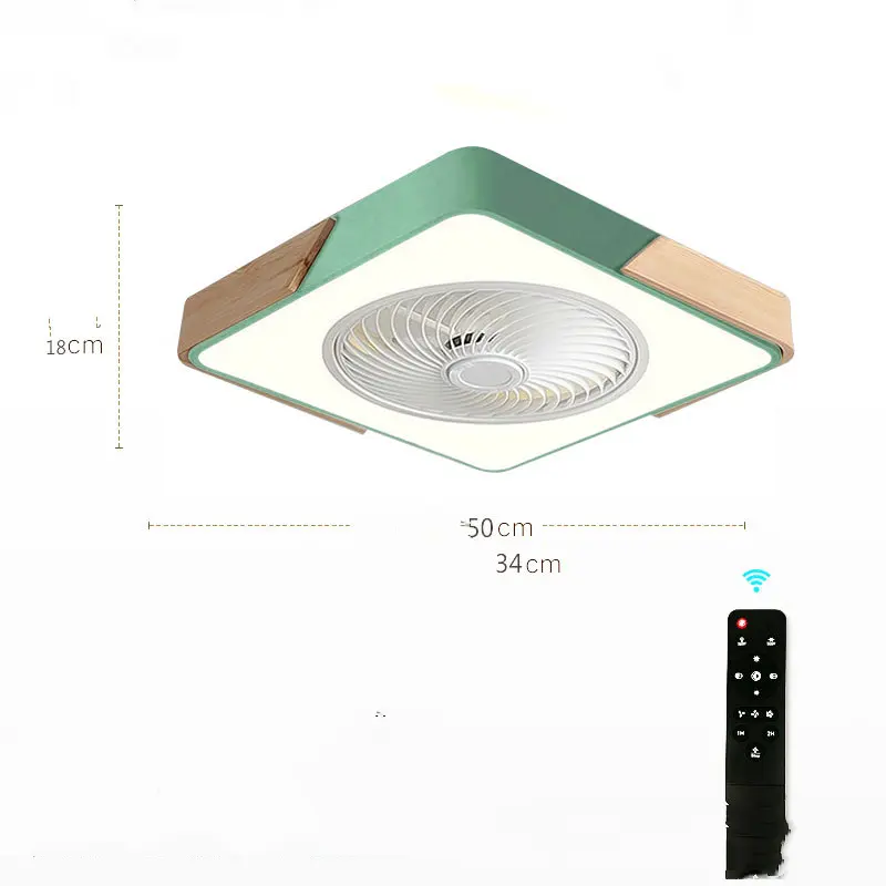 Modern Ceiling Fan With Light And Control