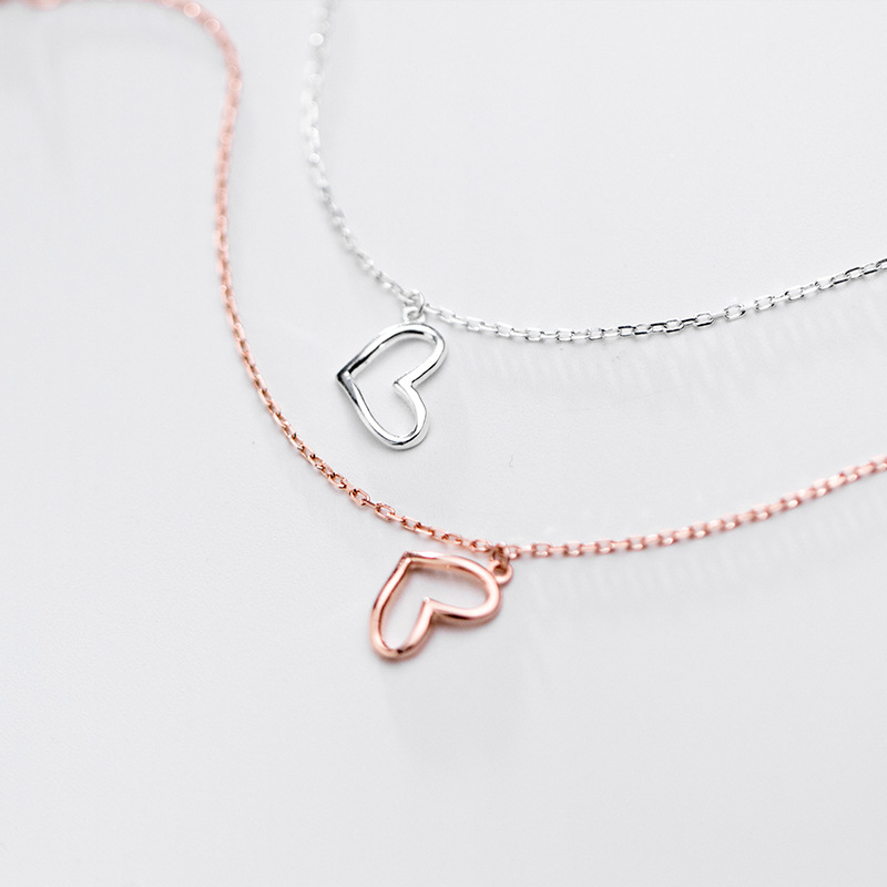 S925 Silver Temperament Simple Love Bracelet