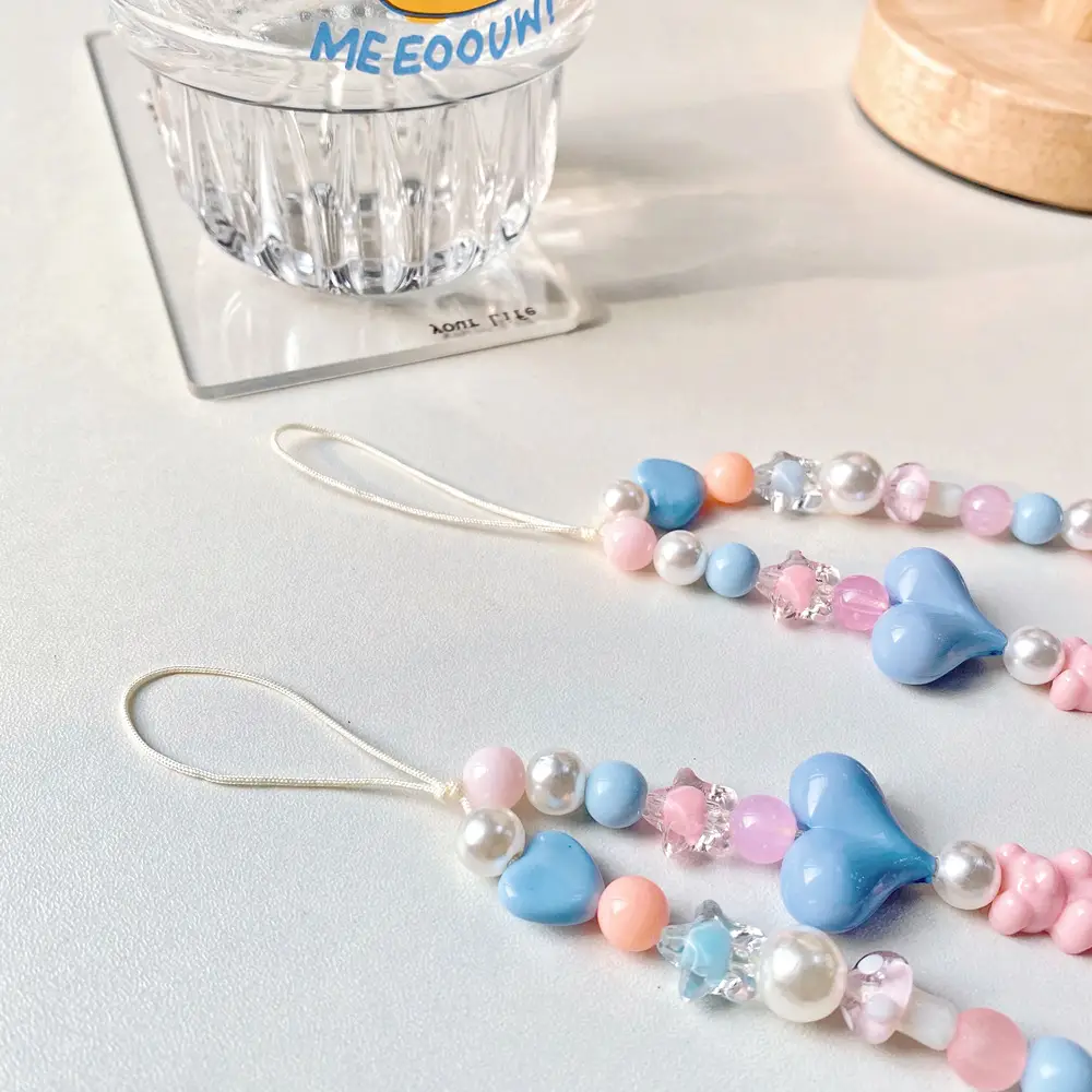 Beaded Chain Diy Phone Case Lanyard