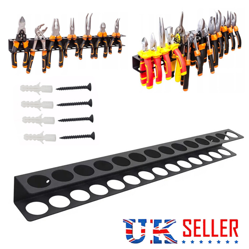 Wall Mount Holds 14 Screwdrivers Tool Rail Rack Holder Screwdriver Organiser — image 3