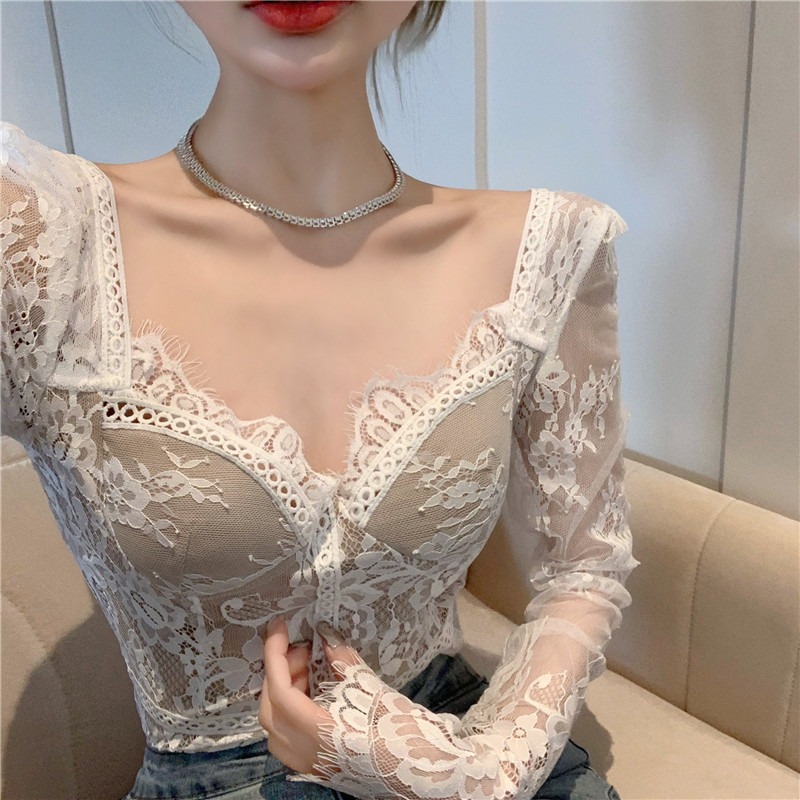 Fashion Women's Bottoming Shirt Long-sleeved Top