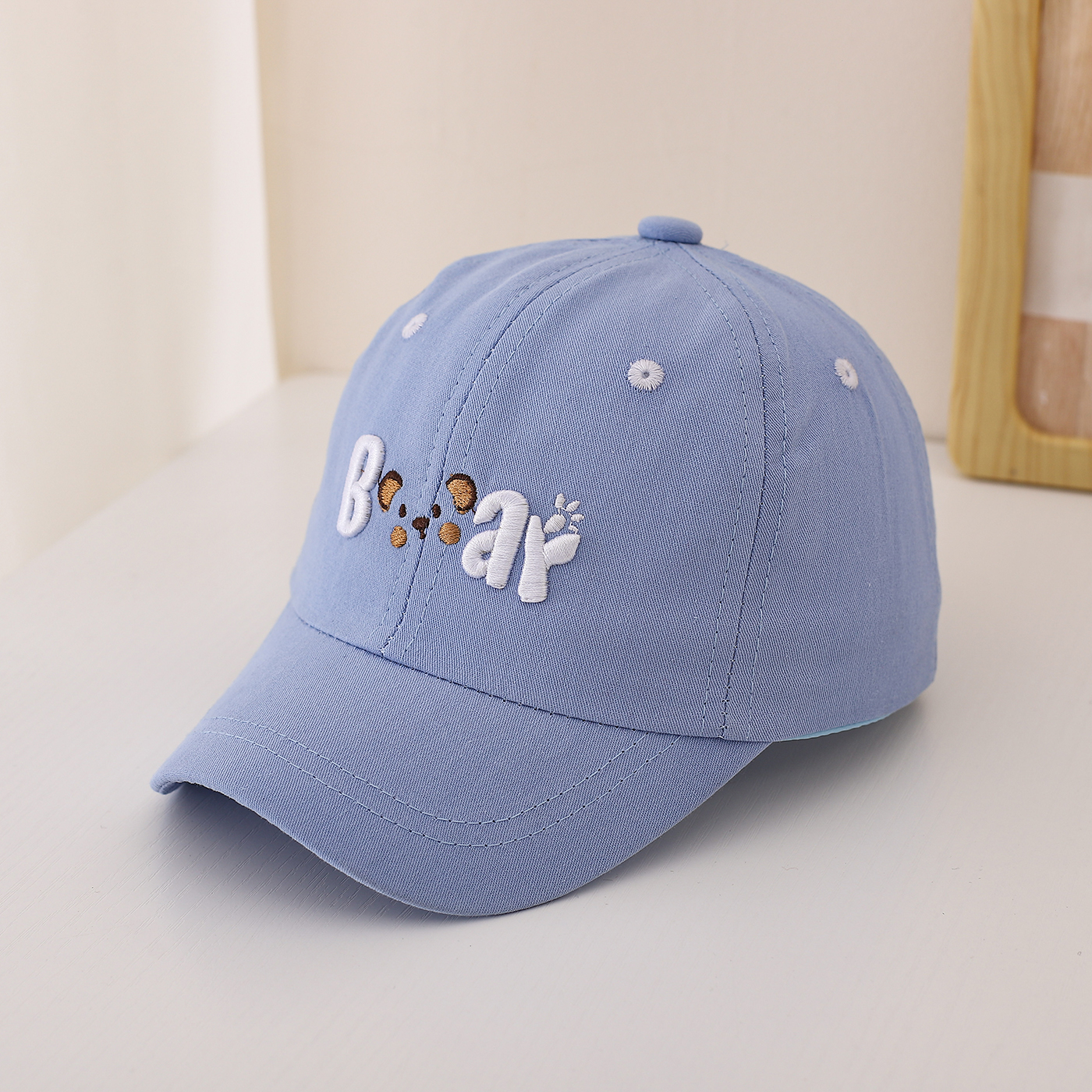 Children's Single-color Simple Cartoon Mouse Letter Embroidery Adjustable Cute And Casual Baseball Cap Suitable For Traveling And Playing 6