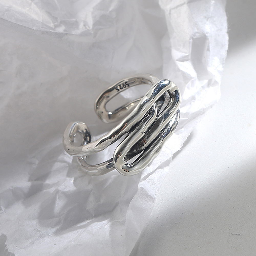 Vintage Hemp Lace  Ring